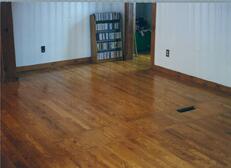 After Hardwood Repair Refinishing