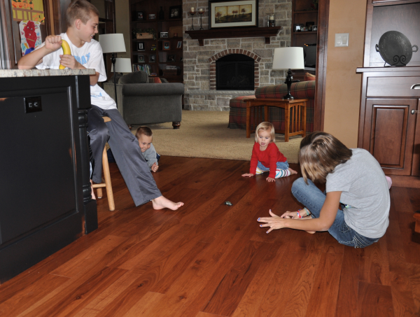 Color Brilliance Hickory Stained Dark with kids playing resized 600