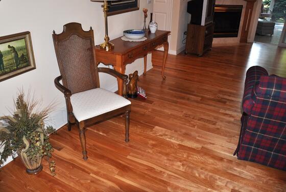 customer example, hardwood floor