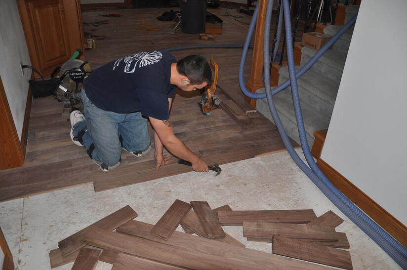 Quality hardwood floor installation requires knowledge, craftsmanship, and dedication.