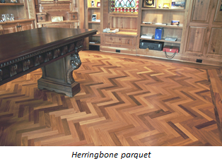 Herringbone parquet