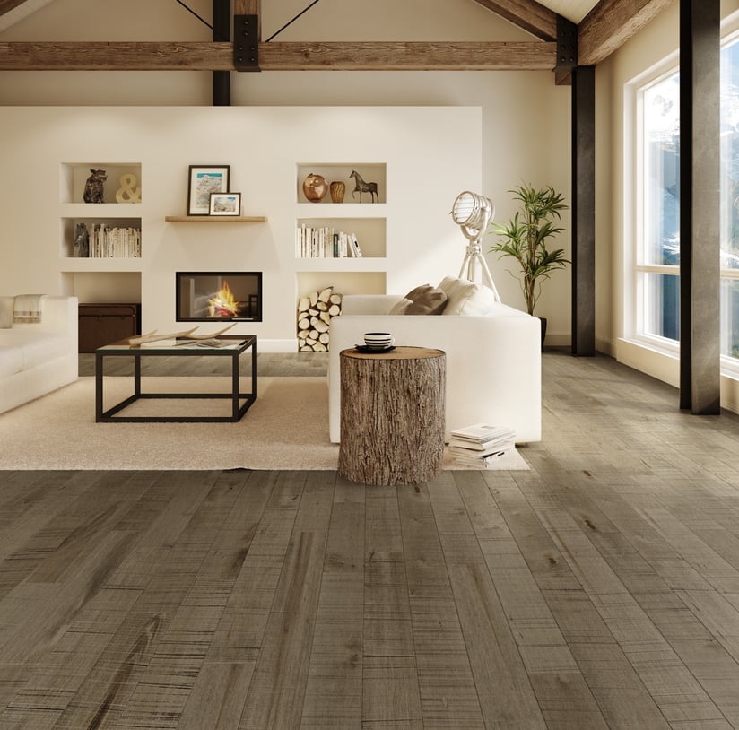 Preverco Edge whitewashed hardwood flooring