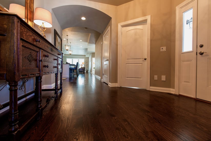 Swedish finishes (i.e., conversion varnishes) are a beautiful and durable opiton for hardwood floor finishing.