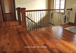 Hickory Rustic Stained Red