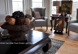 White Oak Wide Plank Rustic Light Stain