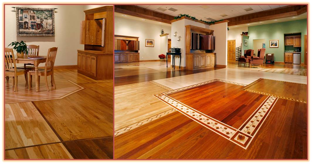 hardwood floor showroom samples options